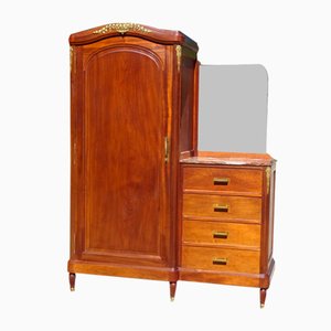 Asymmetrischer Louis XVI Kleiderschrank, 1940er