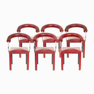 Armchairs attributed to Paolo Piva for B&b Italia / C&b Italia, 1989, Set of 6