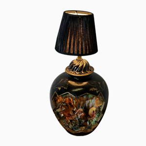 Vallauris Pottery Aquarium Lamp from Kérina, Monaco, 1950s