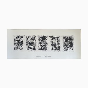 Jackson Pollock, Schwarz-Weiß-Polyptychon, Siebdruck