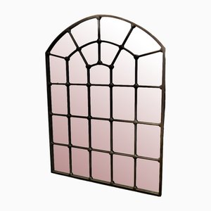 Large Industrial Arch Top Window Mirror, 1960s