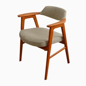 Teak Model 42 Dining Chairs by Erik Kirkegaard for Høng Stolefabrik, Denmark, 1950s, Set of 4