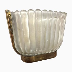 Wall Lamp in Murano Glass by Archimede Seguso for Barovier & Toso, 1920s