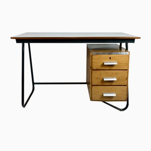 Scrivania piccola vintage industriale attribuita a Marko, Paesi Bassi, anni '50