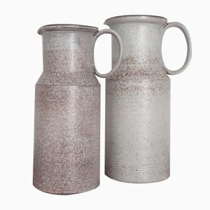 Vases Pichet en Céramique par Alessio Tasca, 1970s, Set de 2