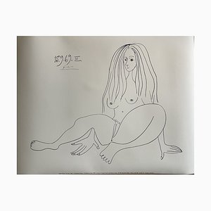 Pablo Picasso, Nu Assis, Print