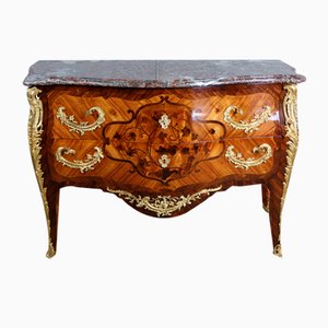 Sauté Chest of Drawers in Marquetry by Perreau