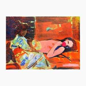 Giuseppe Tampieri, Siesta, Original Screen Print, 1988