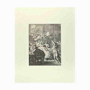 Romeyn de Hooghe, La Manière de se Bien Preparer à La Mort, Etching, 1700