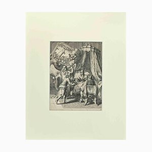 Romeyn de Hooghe, La Manière de se Bien Preparer à La Mort, Etching, 1700