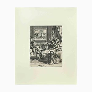 Romeyn de Hooghe, La Manière de se Bien Preparer à La Mort, Etching, 1700