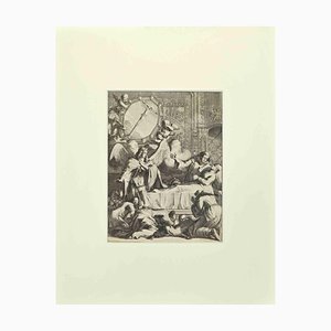 Romeyn de Hooghe, La Manière de se Bien Preparer à La Mort, Aguafuerte, 1700