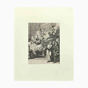 Romeyn de Hooghe, La Manière de se Bien Preparer à La Mort, Etching, 1700