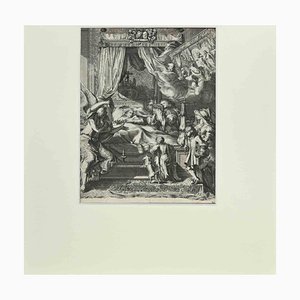 Romeyn de Hooghe, La Manière de se Bien Preparer à La Mort, Etching, 1700