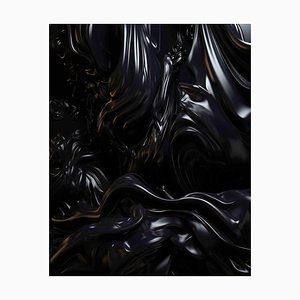 Kevin Abanto, Wässriger Stahl, Digitaldruck, 2023