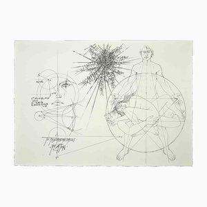 Pierre Yves Tremois, Harmonies, Platonism, Etching, 1955