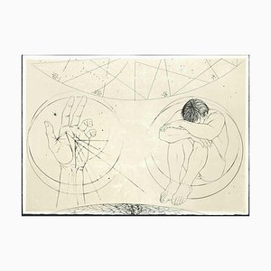 Pierre Yves Tremois, Fiat Lux, Etching, 1955
