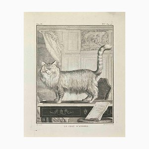 Louis Legrand, Le Chat d'Angora, Radierung, 1771