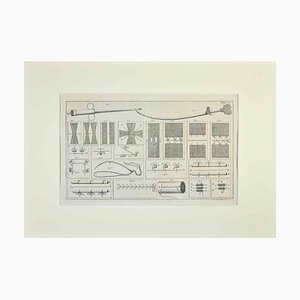 Lorenz Heister, Surgical Instruments, Etching, 1750