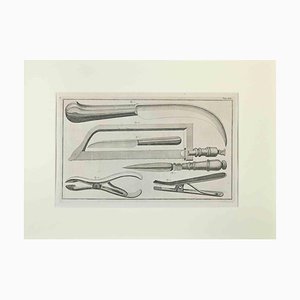 Lorenz Heister, Surgical Instruments, Etching, 1750