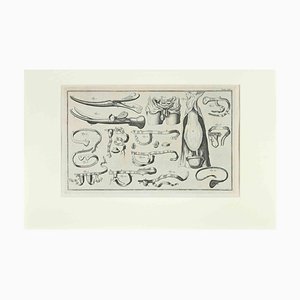 Lorenz Heister, Surgical Instruments, Etching, 1750