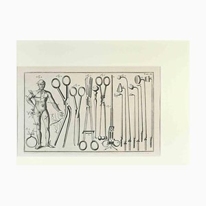 Lorenz Heister, Surgical Instruments, Etching, 1750