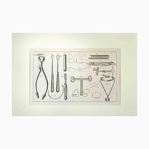 Lorenz Heister, Chirurgische Instrumente, Radierung, 1750