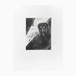 Leo Guida, Dark Lemur, Etching, 1972