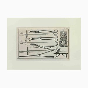 Lorenz Heister, Instruments Chirurgicaux, Eau-forte, 1750