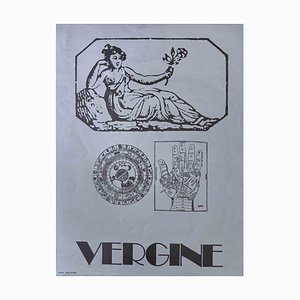 Sergio Barletta, Virgo, Screen Print, 1973