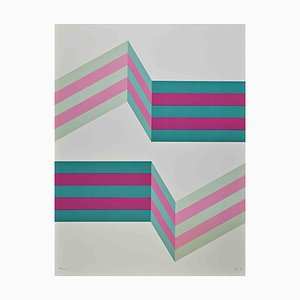 Renato Livi, Composition Abstraite, Lithographie, 1971
