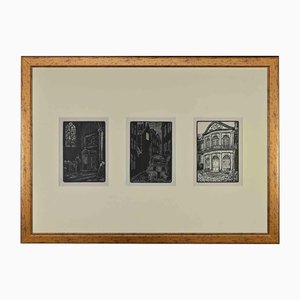 Frans Masereel, Amsterdam, Woodcut Print, 1933