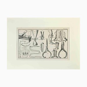 Lorenz Heister, instrumentos quirúrgicos, grabado, 1750