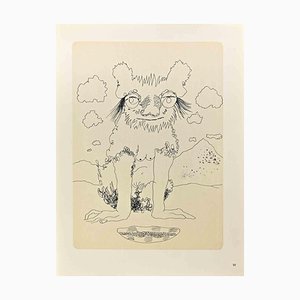Emmanuel Peillet, Hybrid-Creature, Phototype Print, 1970s