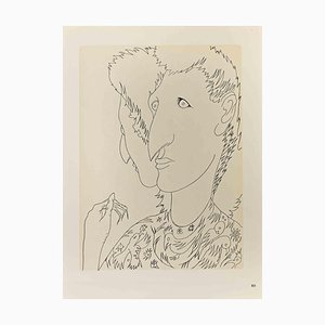 Emmanuel Peillet, Hybrid-Creature, Phototype Print, 1970s