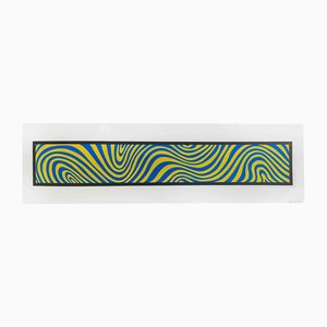 Sol LeWitt, Wavy Irregular Bands, Etching, 1996