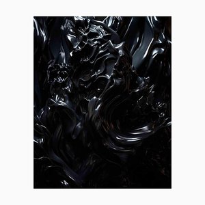 Kevin Abanto, Black Luminescence, Digital Print, 2023