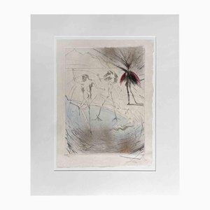 Salvador Dali, Femmes Poules (Hen Woman), Etching, 1960s