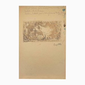 Louis Anquetin, The Bird, Ink Drawing, Early 20th Century