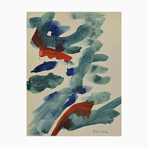 Pascal, Composición abstracta, Acuarela, 1960
