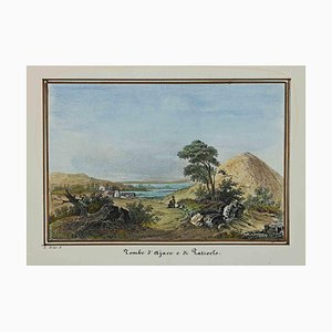 Verschiedene Künstler, Gräber von Ajax und Patroklos, Lithographie, 1862