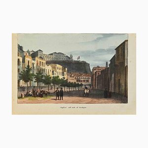 Various Artists, Cagliari in the Island of Sardinia, Lithograph, 1862