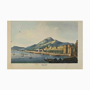 Varios artistas, Vista de Palermo, Litografía, 1862