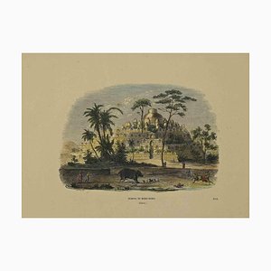 Various Artists, Boro Bodo Temple, Lithograph, 1862