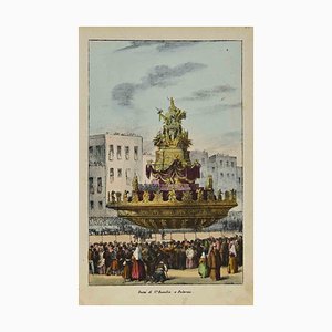 Various Artists, Feast of S.Rosalia in Palermo, Lithograph, 1864