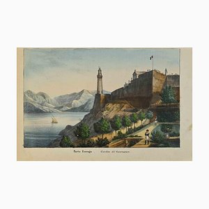 Varios artistas, Porto Ferrajo, Litografía, 1862