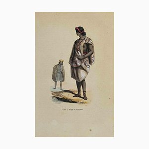Auguste Wahlen, Femme et Homme de Guatemala, Lithograph, 1844