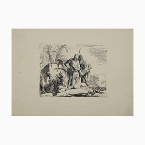 Giovanni Battista Tiepolo, Dos soldados, Grabado, 1795