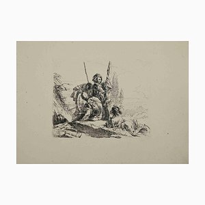 Giovanni Battista Tiepolo, Two Soldiers, Etching, 1785