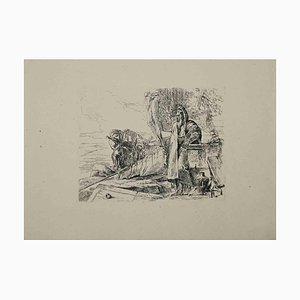 Giambattista Tiepolo, Philosoph stehend mit Buch, Lithographie, 1785